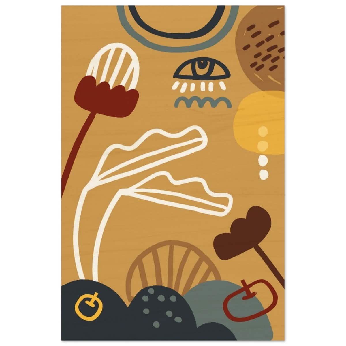 Da Vinci Contemporary wall art Print - Wood Prints - 60x90 cm / 24x36″ -