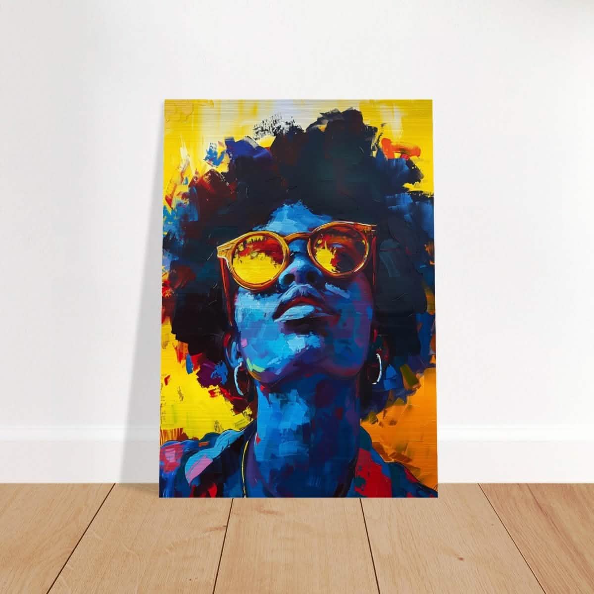 Da Vinci Contemporary Wall art Print - Brushed Aluminum Print - 70x100 cm / 28x40″ -