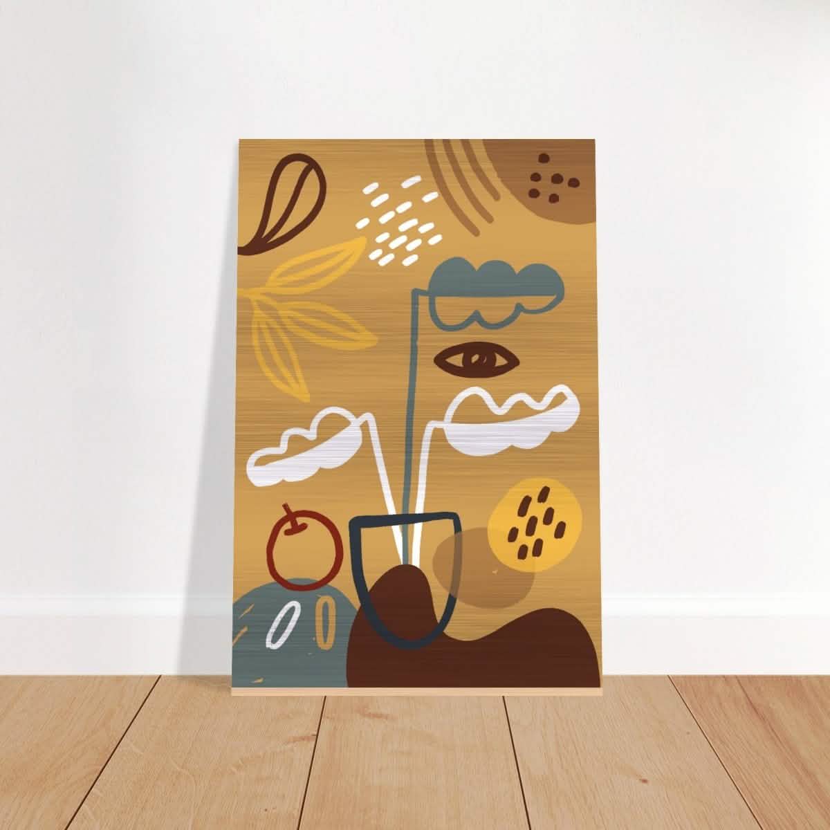 Da Vinci Contemporary wall art Print - Brushed Aluminum Print - 60x90 cm / 24x36″ -