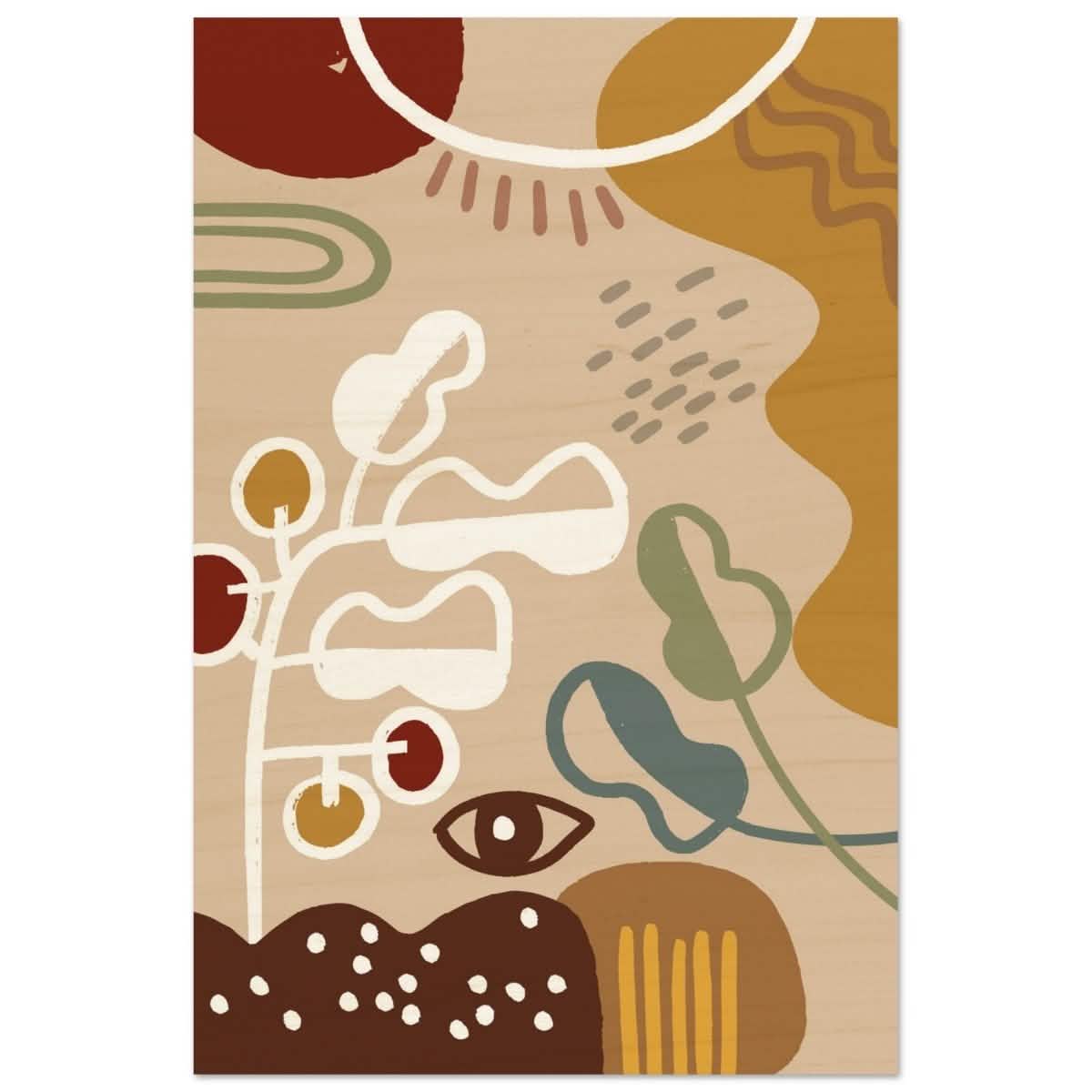 Da Vinci Contemporary wall art Print - Wood Prints - 50x75 cm / 20x30″ -