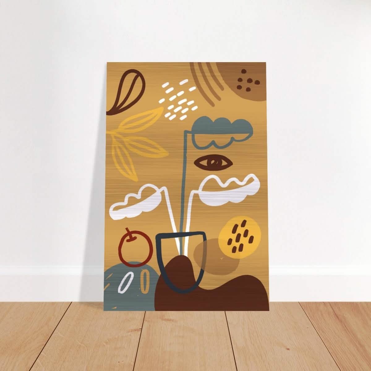 Da Vinci Contemporary wall art Print - Brushed Aluminum Print - 40x60 cm / 16x24″ -