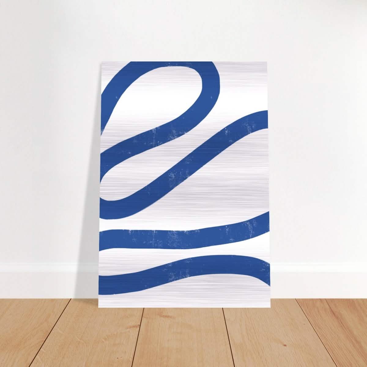 Da Vinci Contemporary Wall Art - Brushed Aluminum Print - 70x100 cm / 28x40″ -