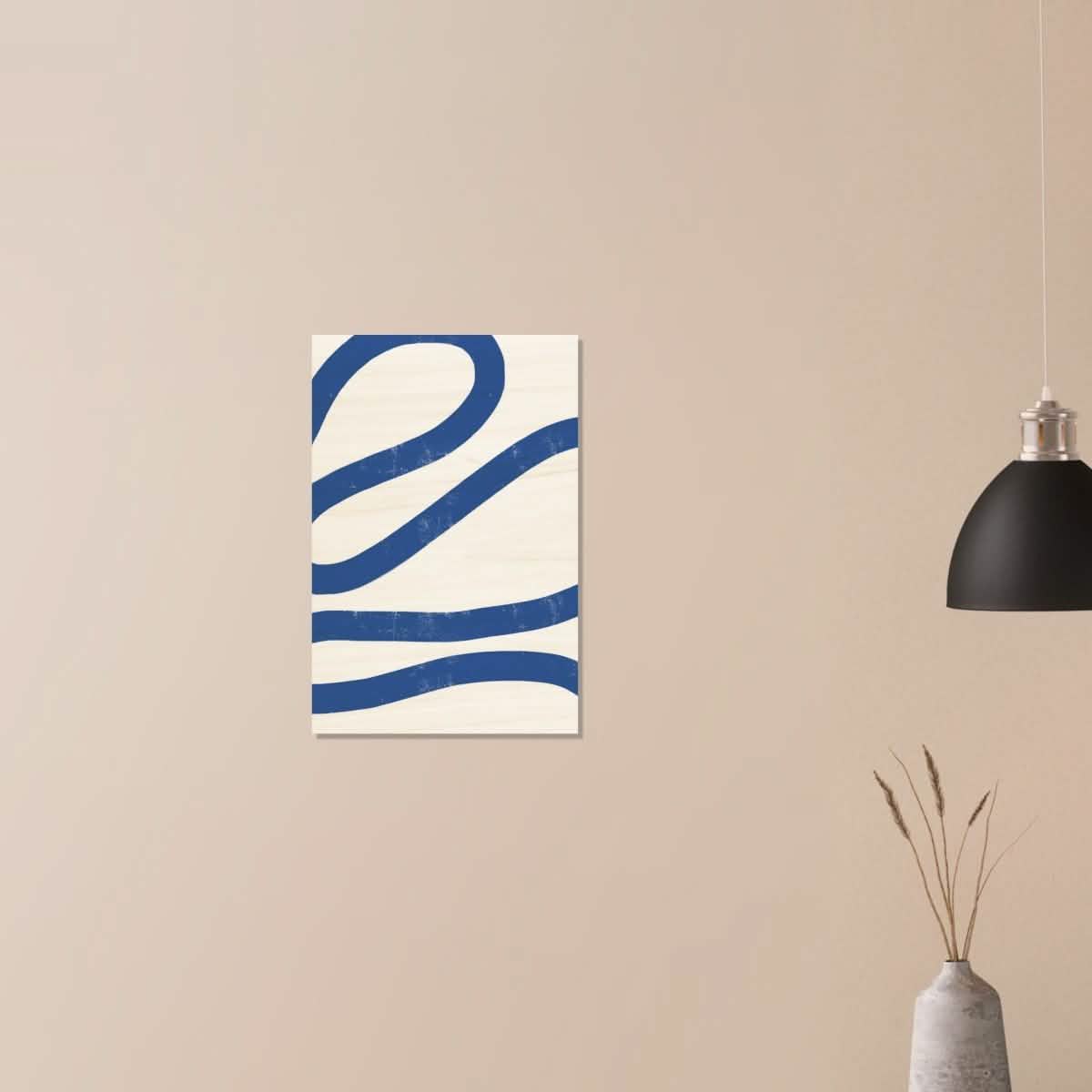 Da Vinci Contemporary Wall Art - Wood Prints - 40x60 cm / 16x24″ - 20 mm