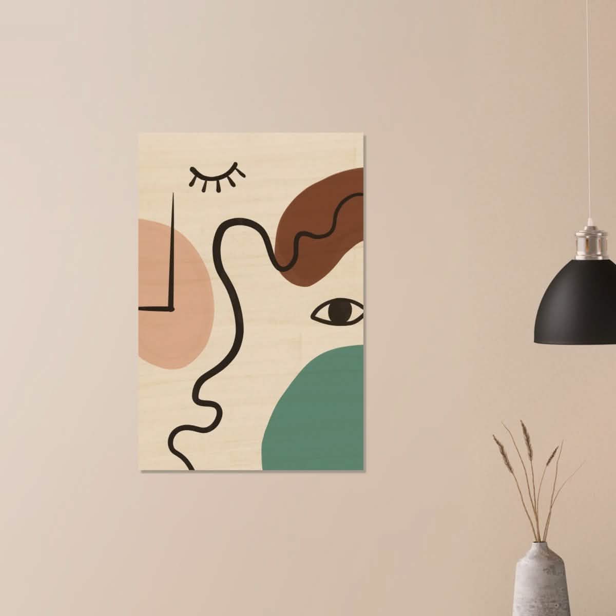 Da Vinci Contemporary Wall Art - Wood Prints - 60x90 cm / 24x36″ - 20 mm