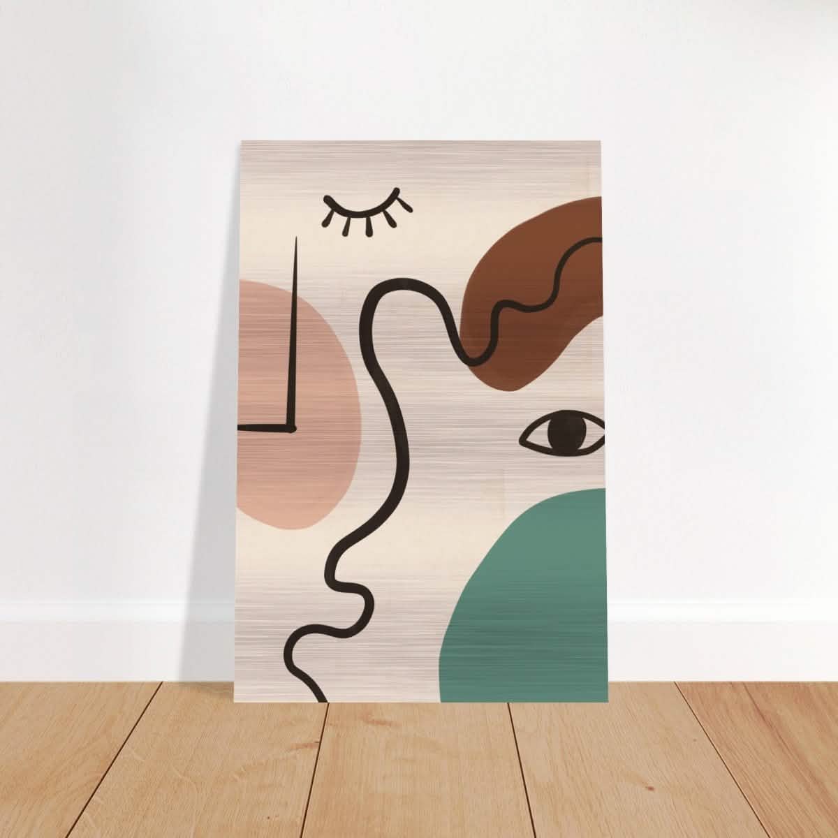 Da Vinci Contemporary Wall Art - Brushed Aluminum Print - 50x75 cm / 20x30″ -