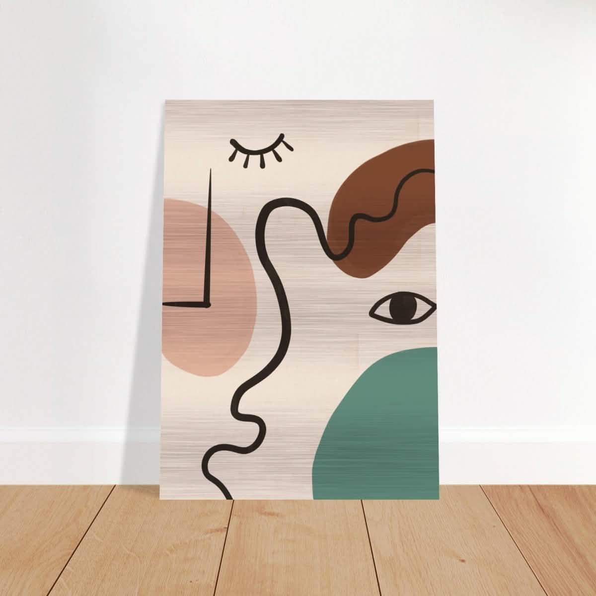 Da Vinci Contemporary Wall Art - Brushed Aluminum Print - 70x100 cm / 28x40″ -