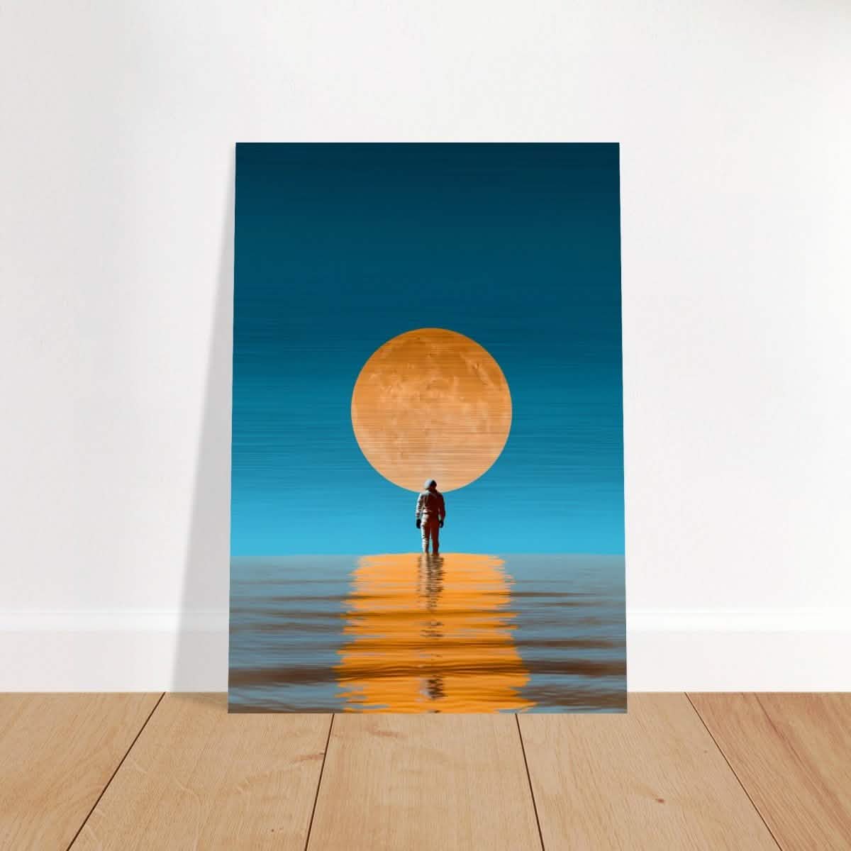 Da Vinci Contemporary Wall art - Brushed Aluminum Print - 70x100 cm / 28x40″ -