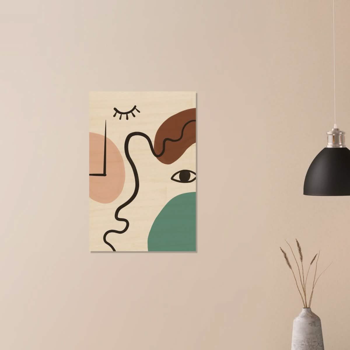 Da Vinci Contemporary Wall Art - Wood Prints - 50x75 cm / 20x30″ - 20 mm