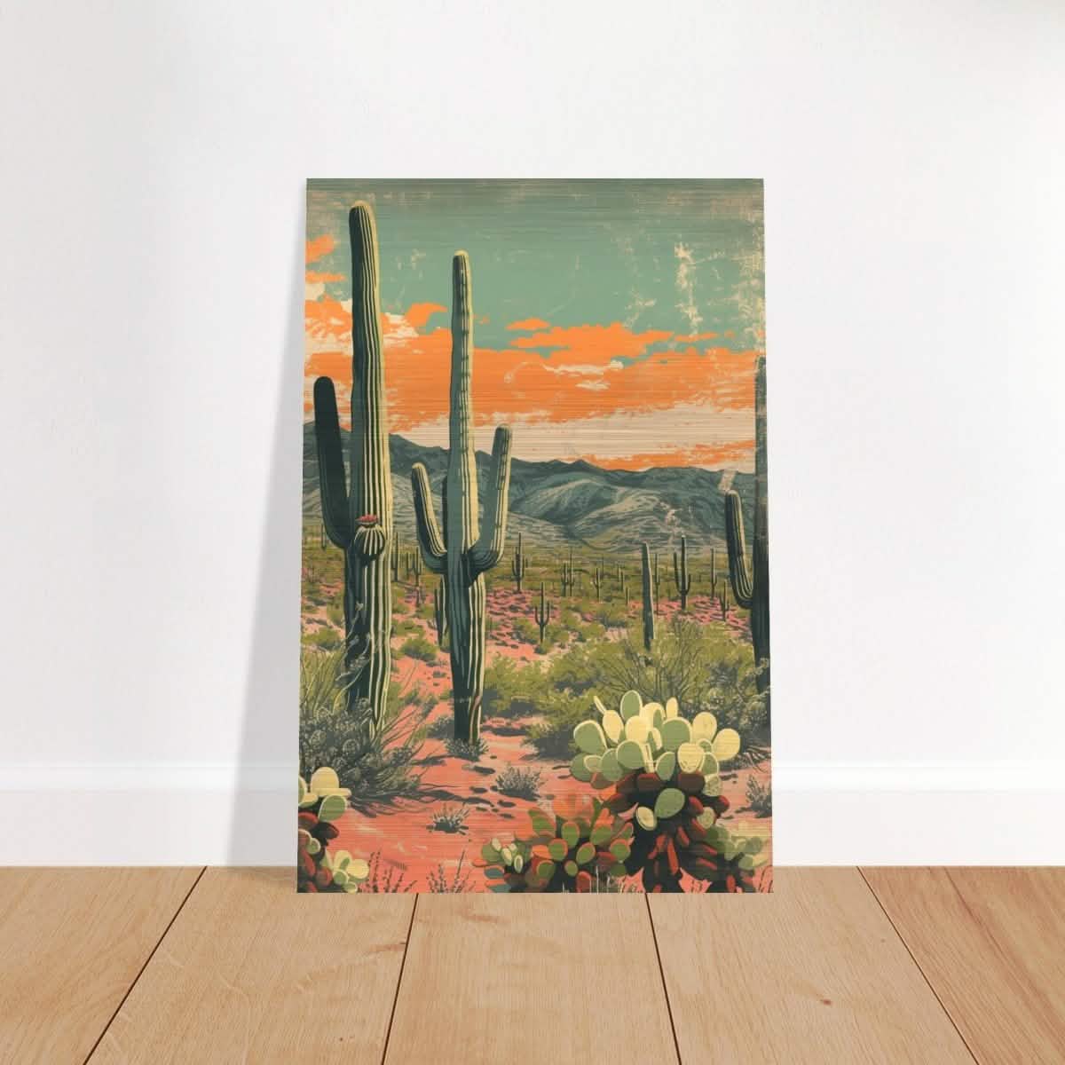 Da Vinci Contemporary Wall art - Brushed Aluminum Print - 30x45 cm / 12x18″ -