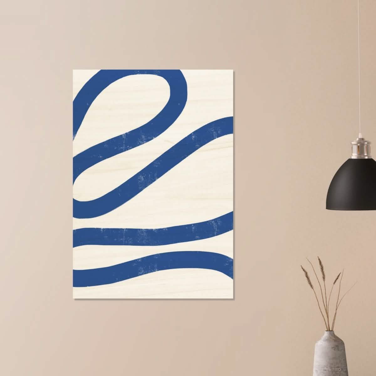 Da Vinci Contemporary Wall Art - Wood Prints - 70x100 cm / 28x40″ - 20 mm