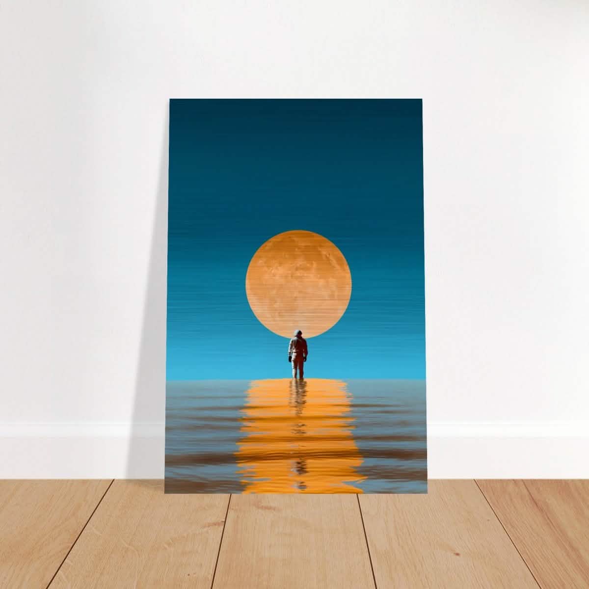 Da Vinci Contemporary Wall art - Brushed Aluminum Print - 60x90 cm / 24x36″ -