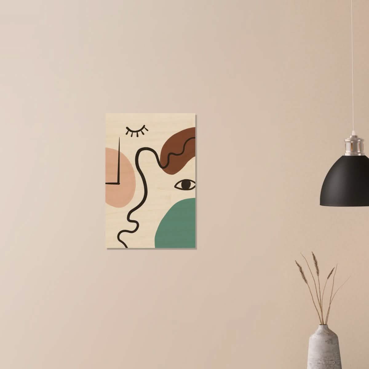 Da Vinci Contemporary Wall Art - Wood Prints - 40x60 cm / 16x24″ - 20 mm