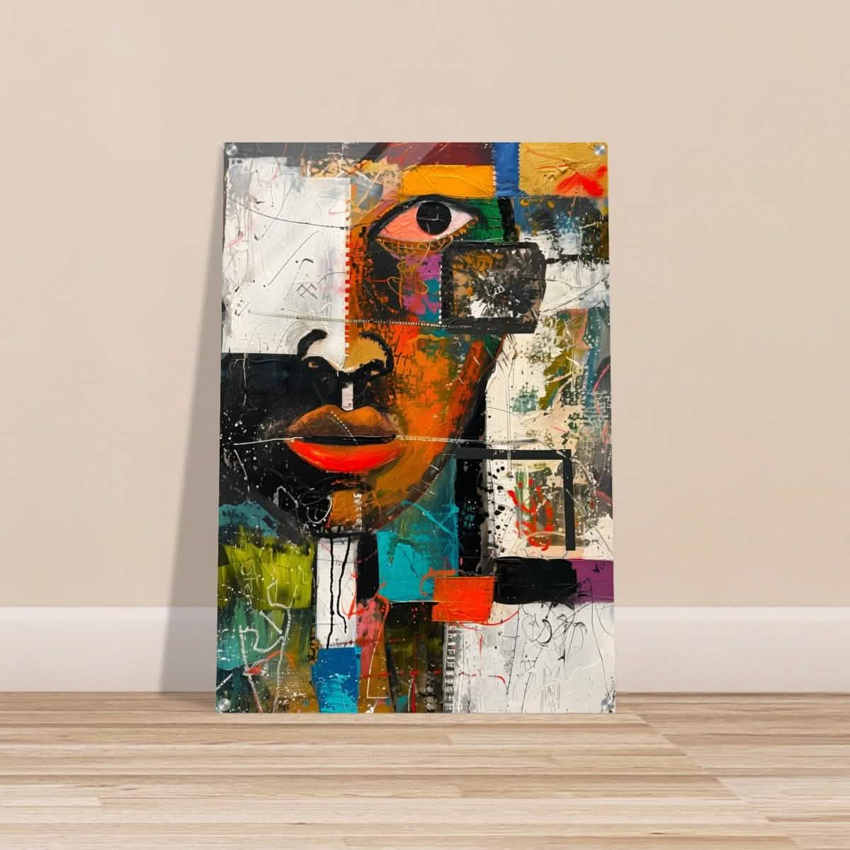 Da Vinci Cubism Wall art Print | African Theme - Acrylic Print - 70x100 cm / 28x40″ -