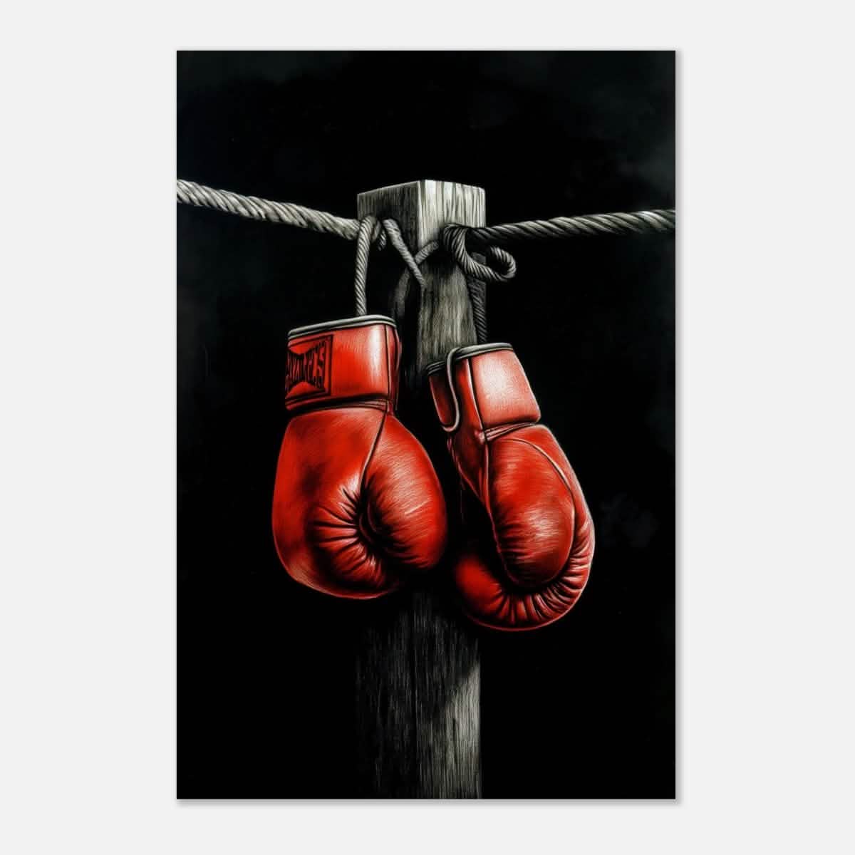 Da Vinci Eclectic Expressions Wall art Print | Boxing Gloves - Aluminum Print - 60x90 cm / 24x36″ -