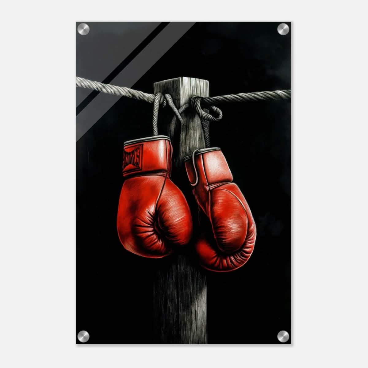 Da Vinci Eclectic Expressions Wall art Print | Boxing Gloves - Acrylic Print - 40x60 cm / 16x24″ -