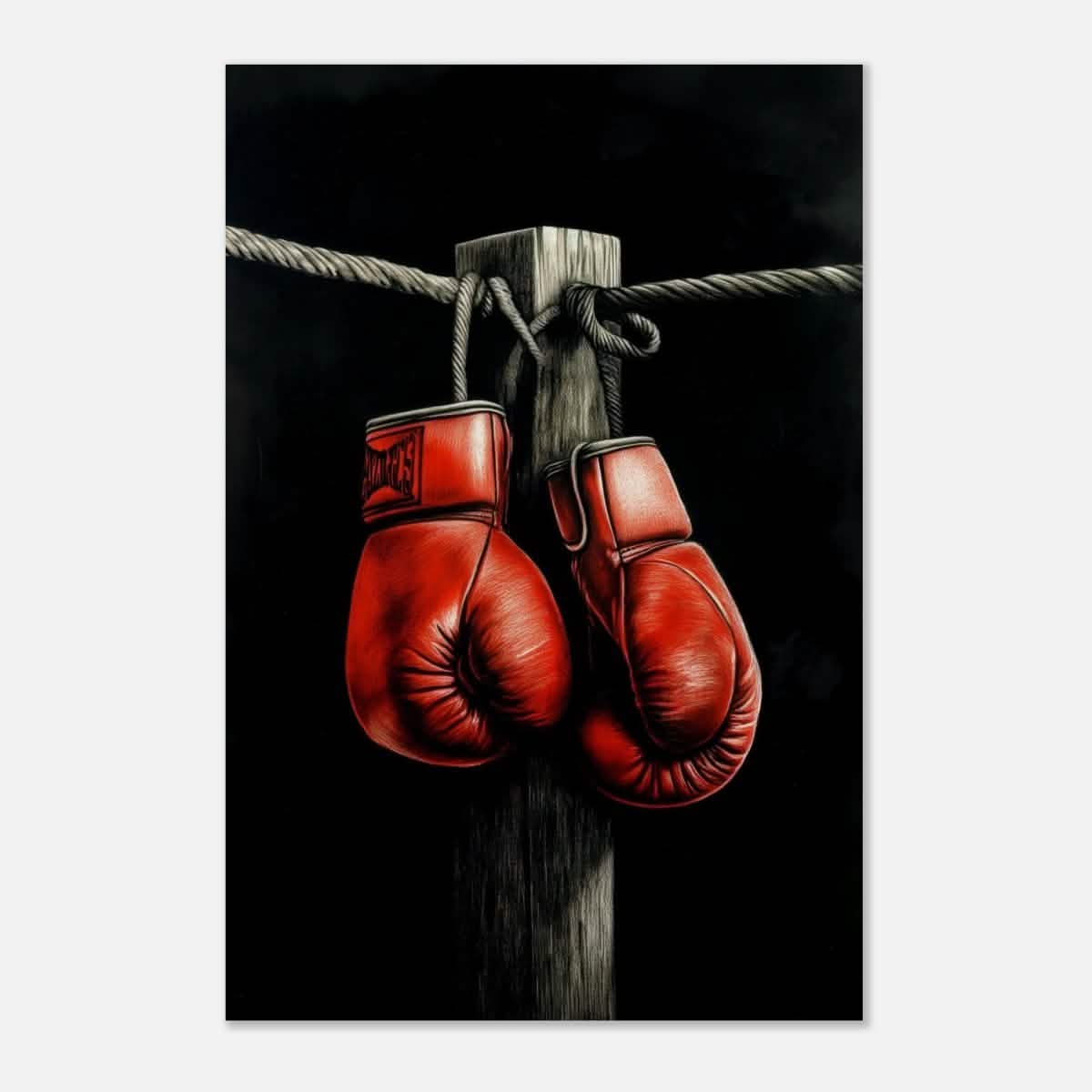 Da Vinci Eclectic Expressions Wall art Print | Boxing Gloves - Wood Prints - 30x45 cm / 12x18″ -