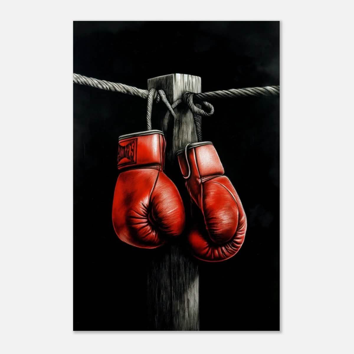 Da Vinci Eclectic Expressions Wall art Print | Boxing Gloves - Aluminum Print - 30x45 cm / 12x18″ -