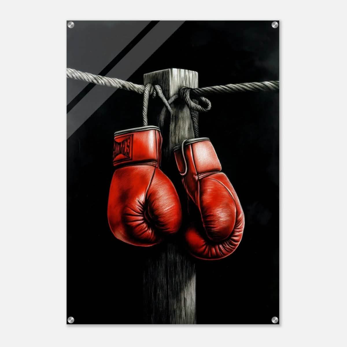Da Vinci Eclectic Expressions Wall art Print | Boxing Gloves - Acrylic Print - 70x100 cm / 28x40″ -