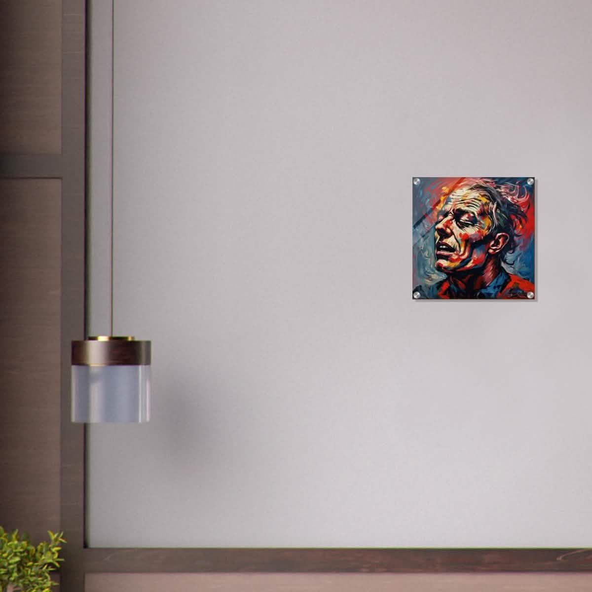 Da Vinci Figurative Modern Art - Acrylic Print - 40x40 cm / 16x16″ -