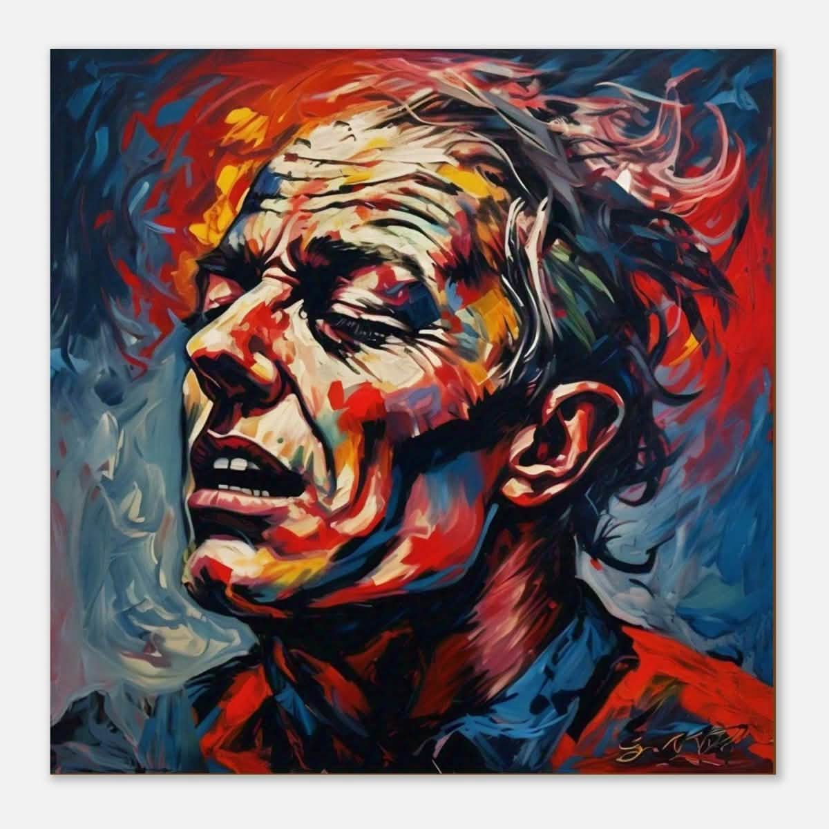 Da Vinci Figurative Modern Art - Aluminum Print - 50x50 cm / 20x20″ -