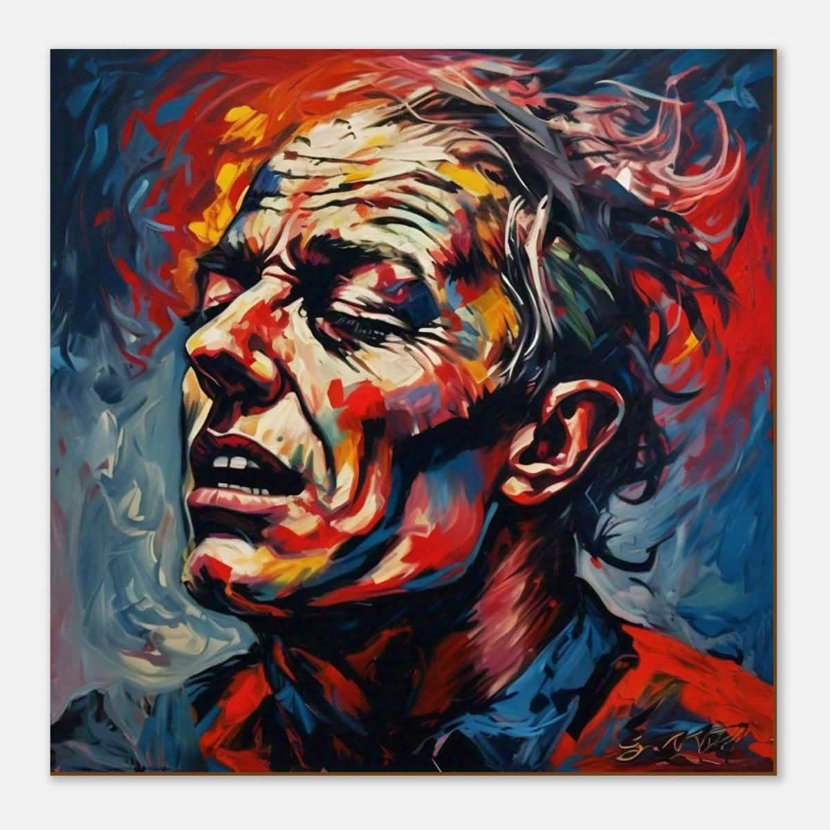 Da Vinci Figurative Modern Art - Aluminum Print - 40x40 cm / 16x16″ -