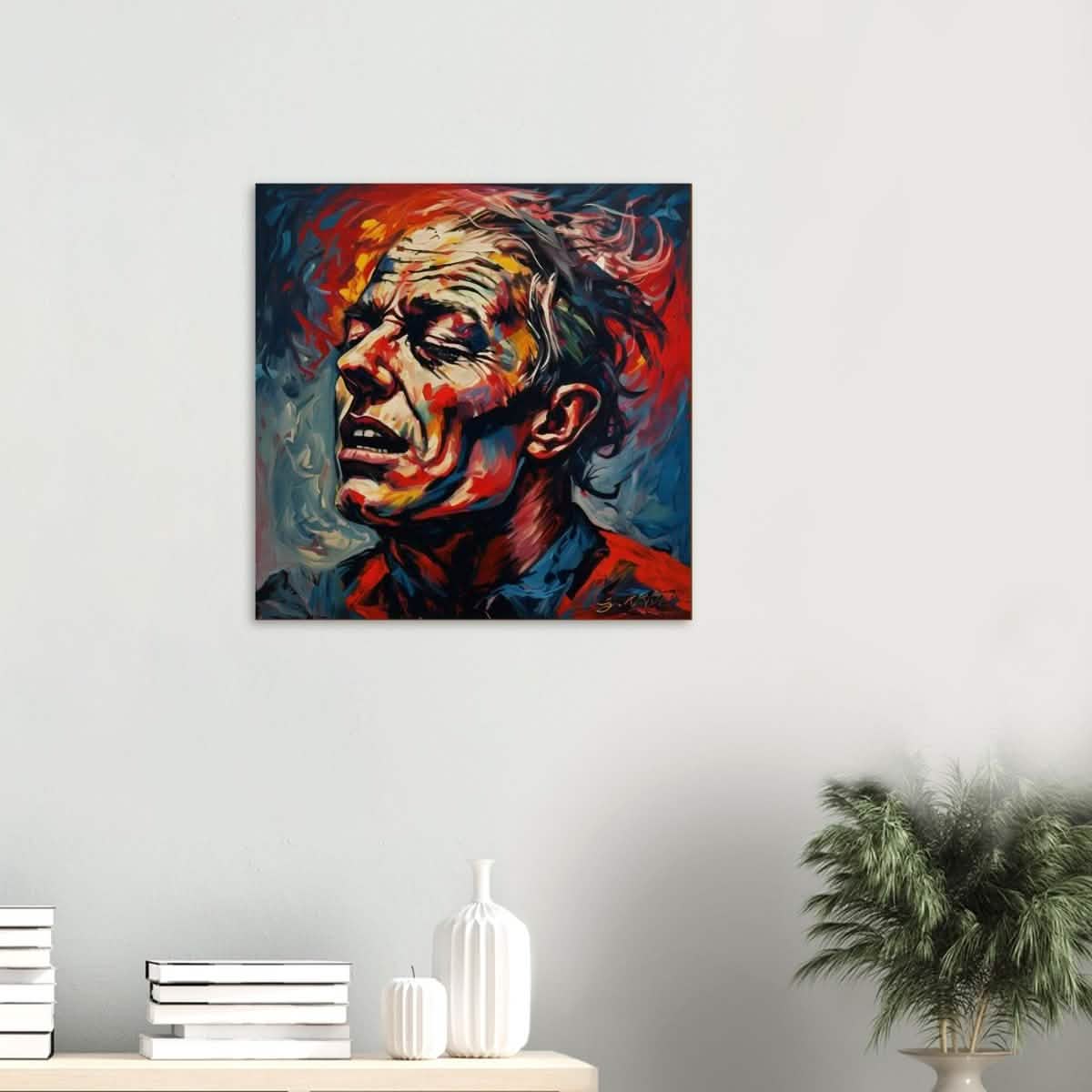 Da Vinci Figurative Modern Art - Wood Prints - 60x60 cm / 24x24″ - 10 mm