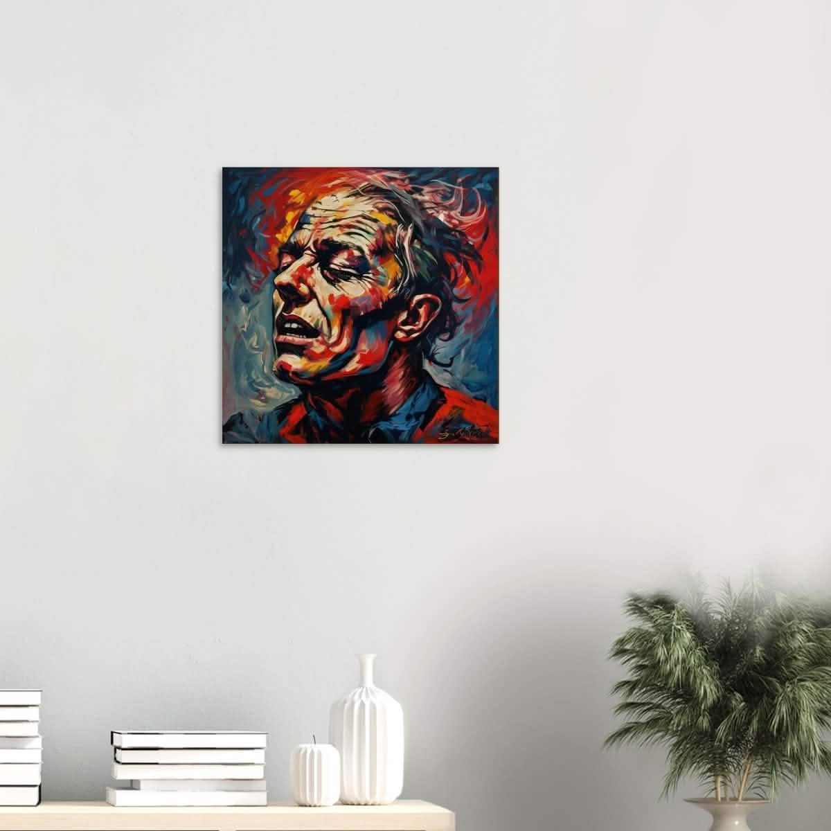 Da Vinci Figurative Modern Art - Wood Prints - 50x50 cm / 20x20″ - 20 mm
