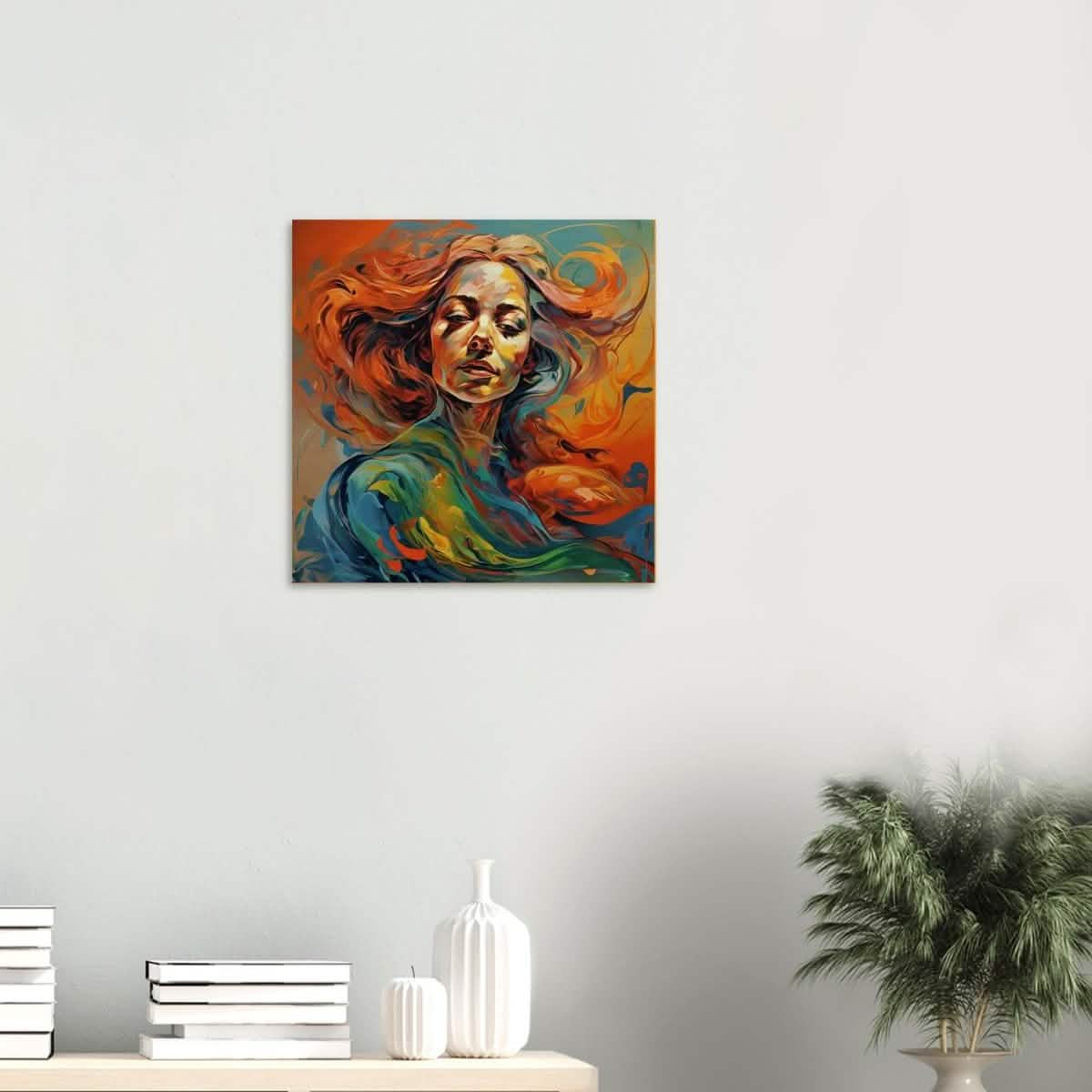 Da Vinci Figurative Modern Art - Wood Prints - 50x50 cm / 20x20″ - 20 mm