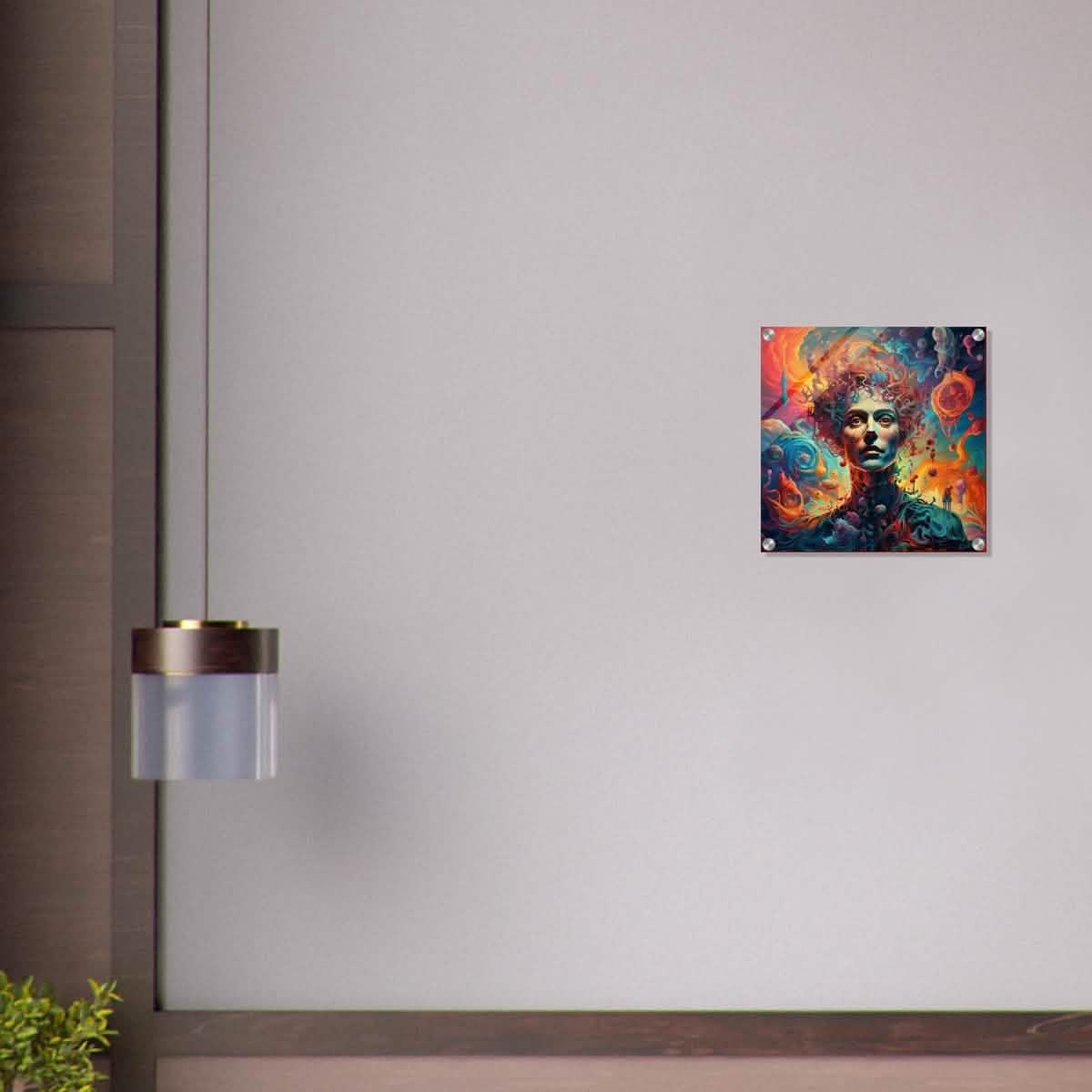 Da Vinci Figurative Modern Wall Art - Acrylic Print - 40x40 cm / 16x16″ -