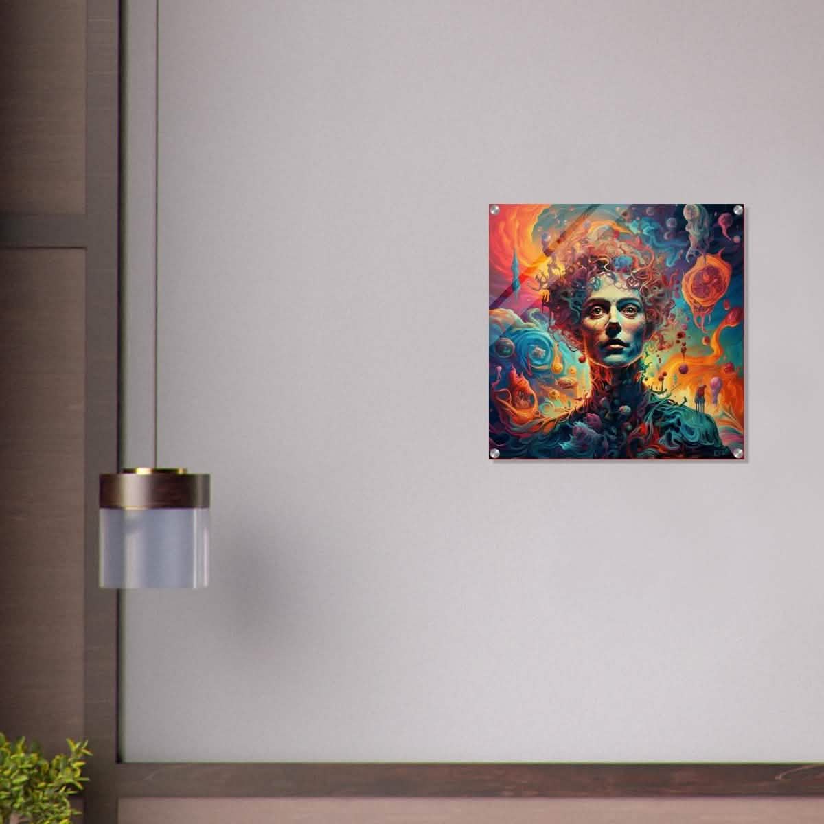 Da Vinci Figurative Modern Wall Art - Acrylic Print - 60x60 cm / 24x24″ -