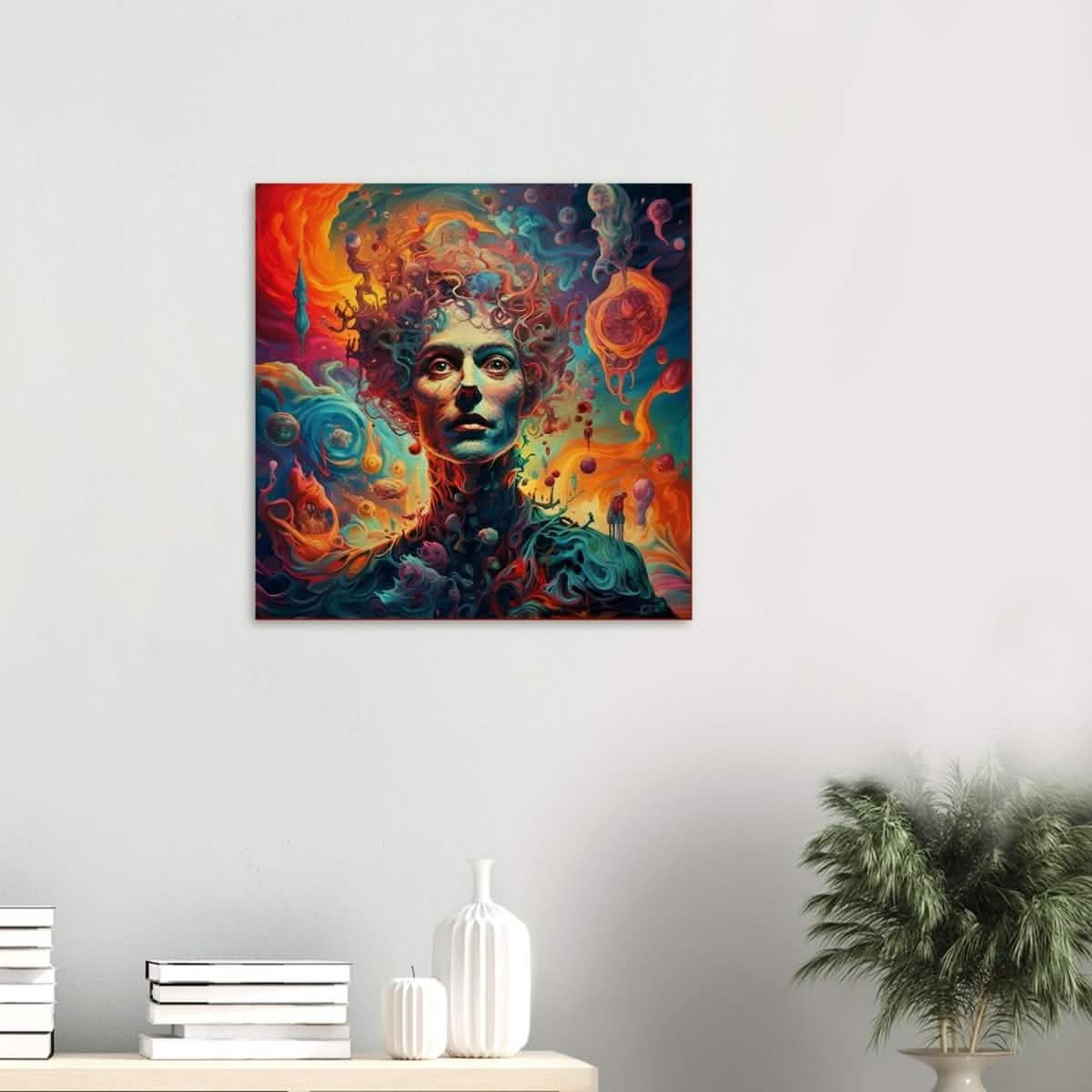 Da Vinci Figurative Modern Wall Art - Wood Prints - 60x60 cm / 24x24″ - 10 mm