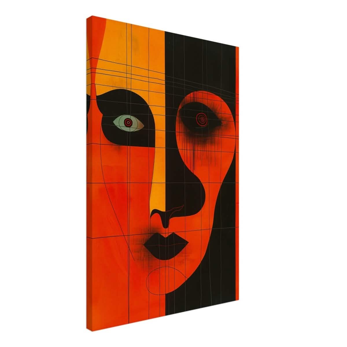 Da Vinci Geometric Abstract Wall art print - Canvas - 50x75 cm / 20x30″ - Slim