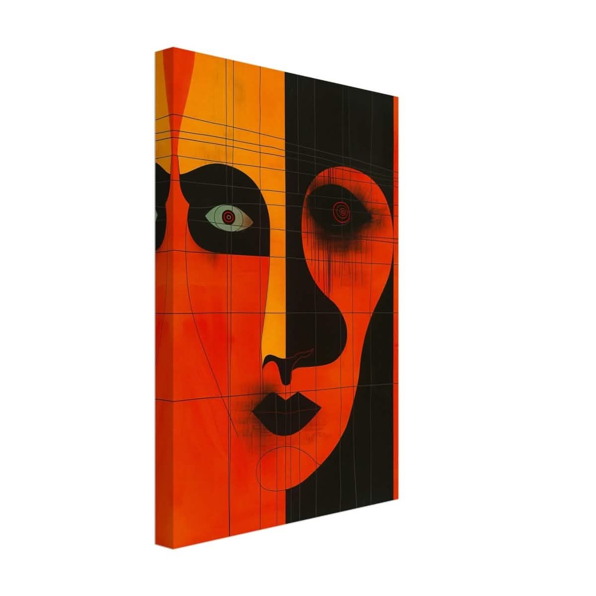 Da Vinci Geometric Abstract Wall art print - Canvas - 30x45 cm / 12x18″ - Thick