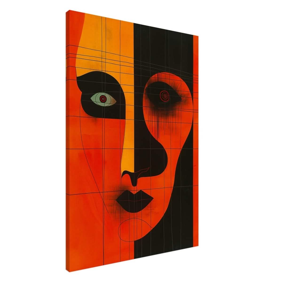 Da Vinci Geometric Abstract Wall art print - Canvas - 70x100 cm / 28x40″ - Slim