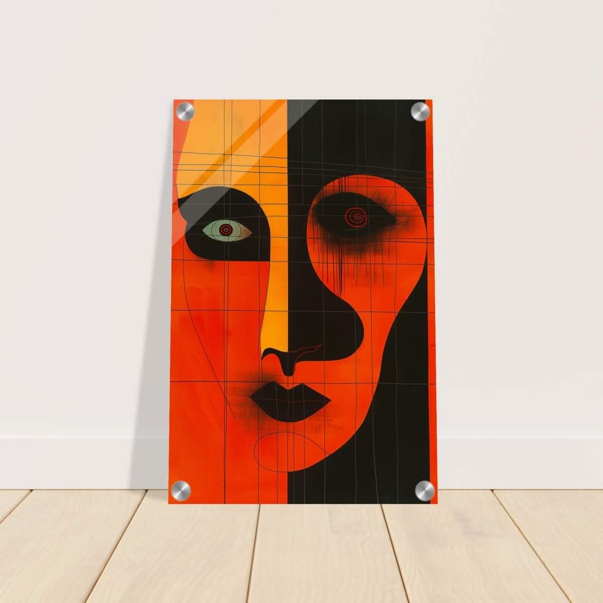 Da Vinci Geometric Abstract Wall art print - Acrylic Print - 30x45 cm / 12x18″ -