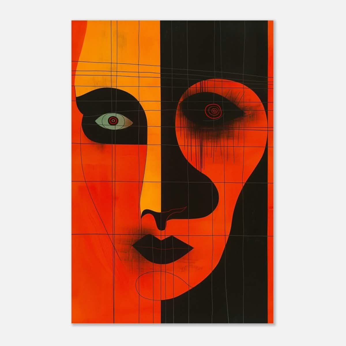 Da Vinci Geometric Abstract Wall art print - Aluminum Print - 30x45 cm / 12x18″ -