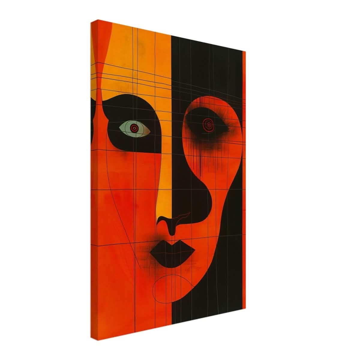 Da Vinci Geometric Abstract Wall art print - Canvas - 40x60 cm / 16x24″ - Slim