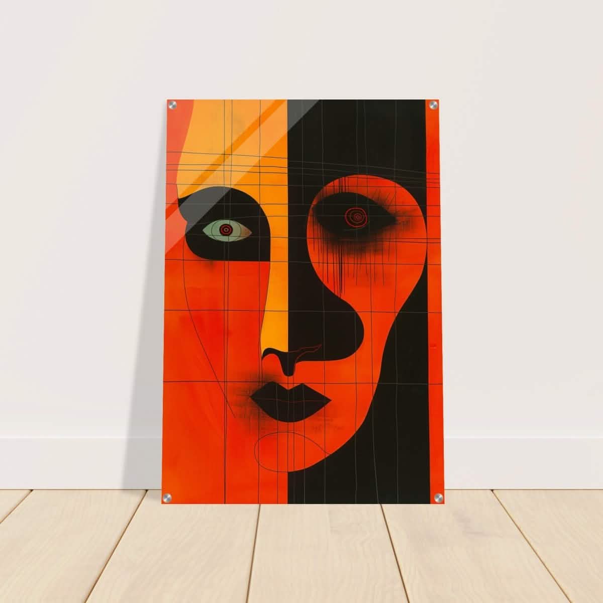 Da Vinci Geometric Abstract Wall art print - Acrylic Print - 70x100 cm / 28x40″ -