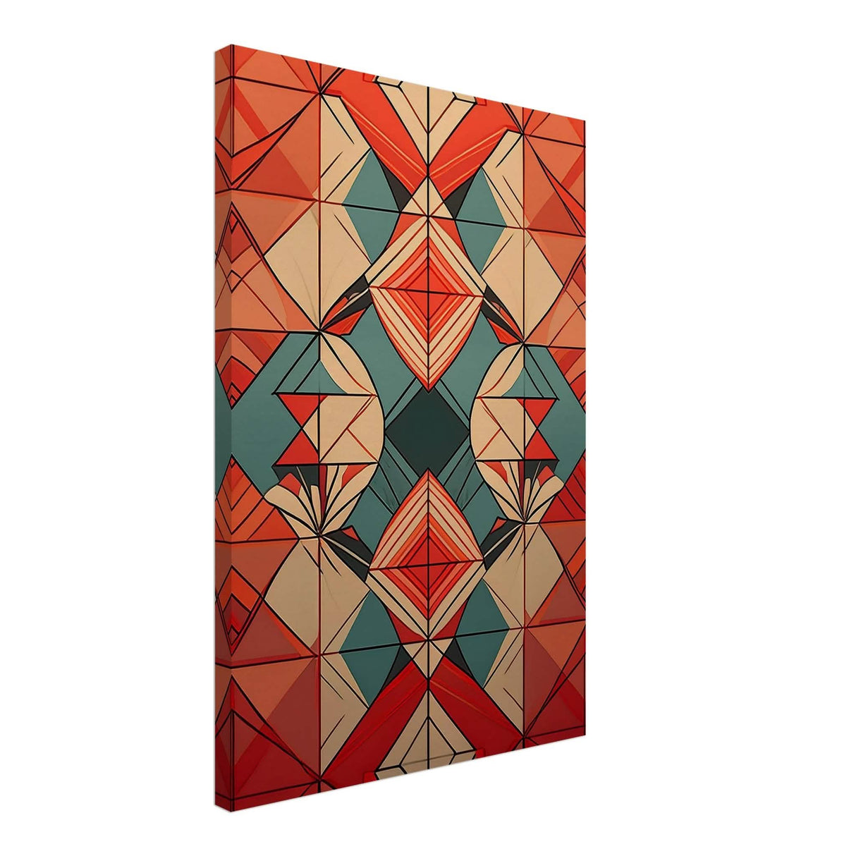 Da Vinci Geometric Modern Art - Canvas - 50x75 cm / 20x30″ - Thick