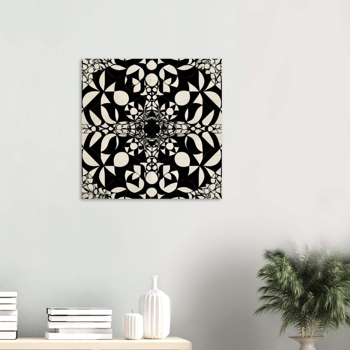 Da Vinci Geometric Modern Art - Wood Prints - 60x60 cm / 24x24″ - 10 mm