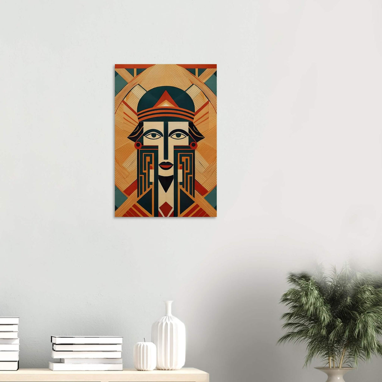 Da Vinci Geometric Modern Art - Wood Prints - 40x60 cm / 16x24″ - 20 mm