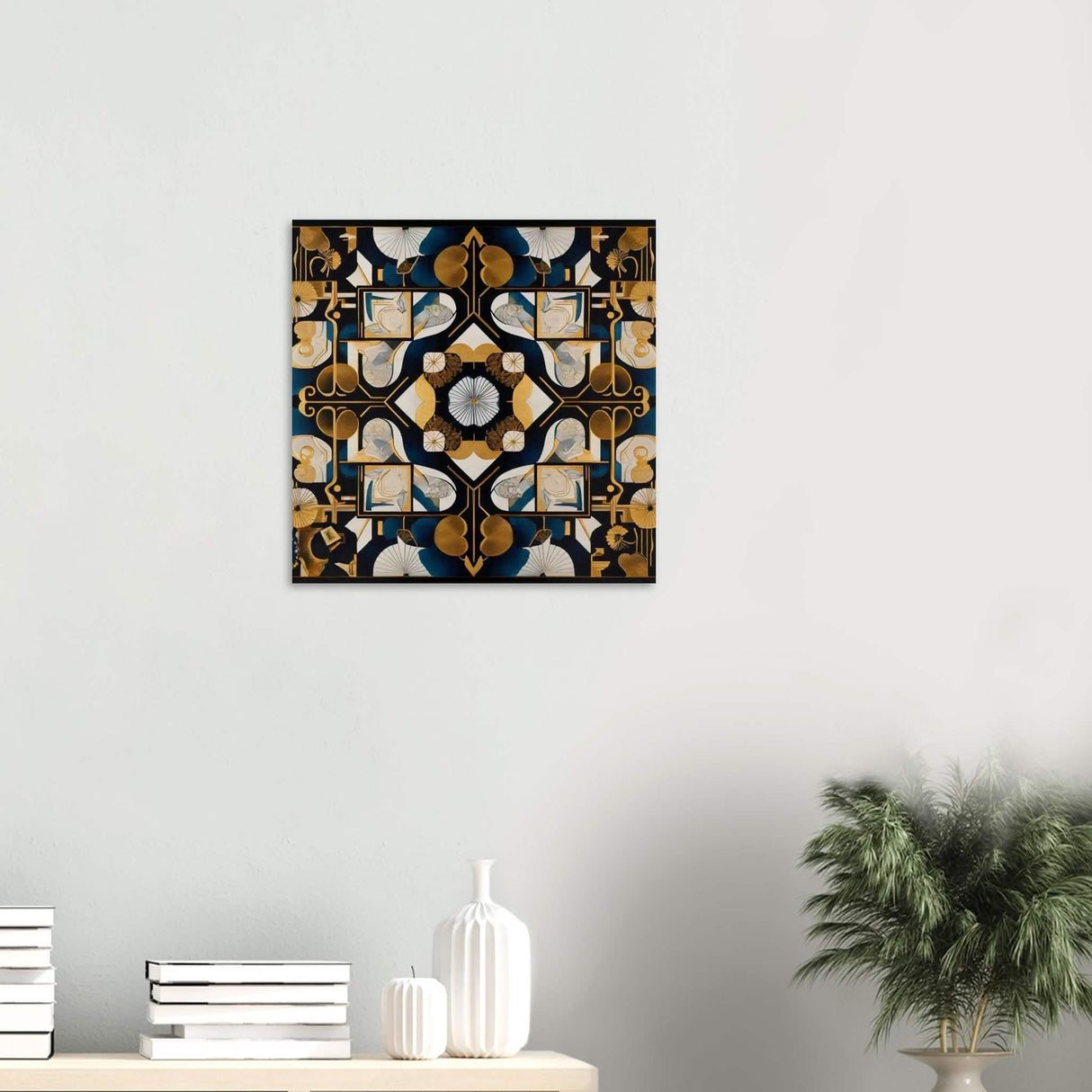 Da Vinci Geometric Modern Art - Wood Prints - 50x50 cm / 20x20″ - 10 mm