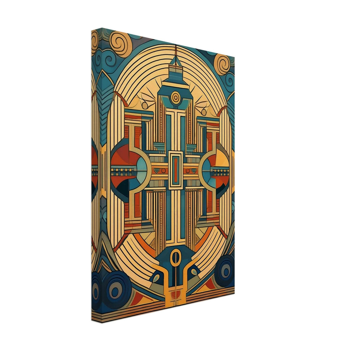 Da Vinci Geometric Modern Art - Canvas - 30x45 cm / 12x18″ - Thick