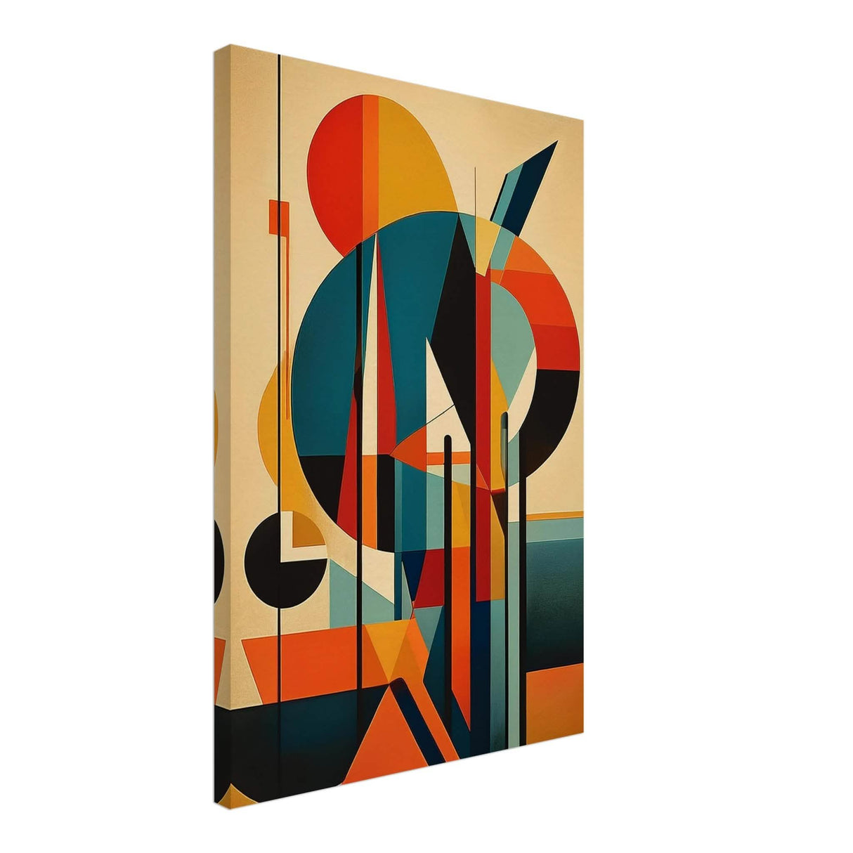 Da Vinci Geometric Modern Art - Canvas - 50x75 cm / 20x30″ - Thick