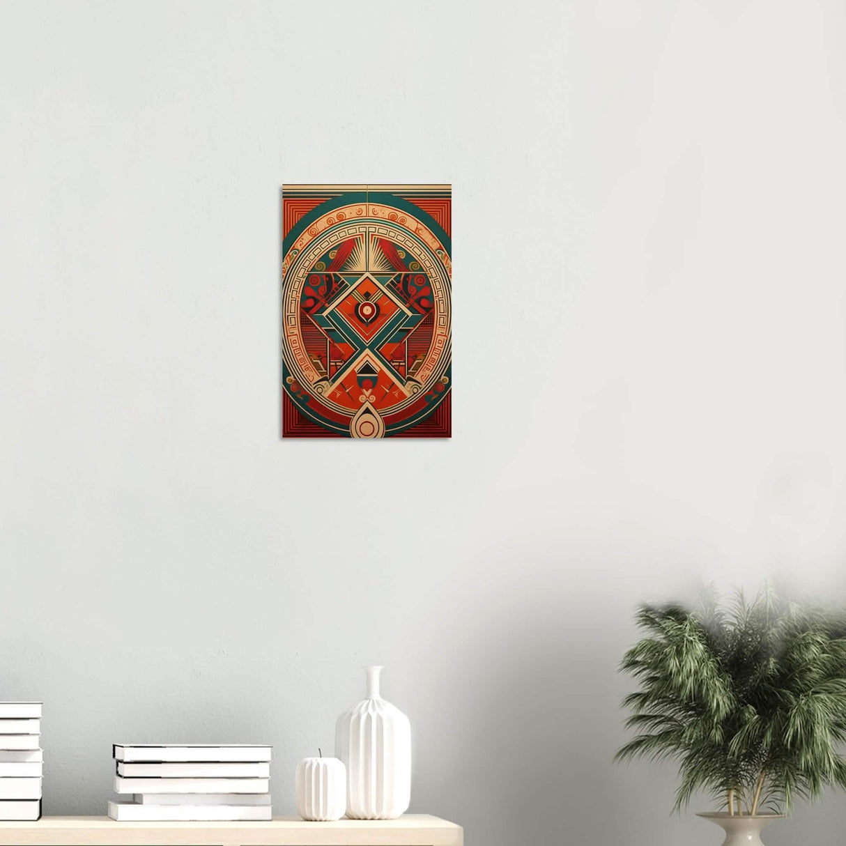 Da Vinci Geometric Modern Art - Wood Prints - 30x45 cm / 12x18″ - 10 mm