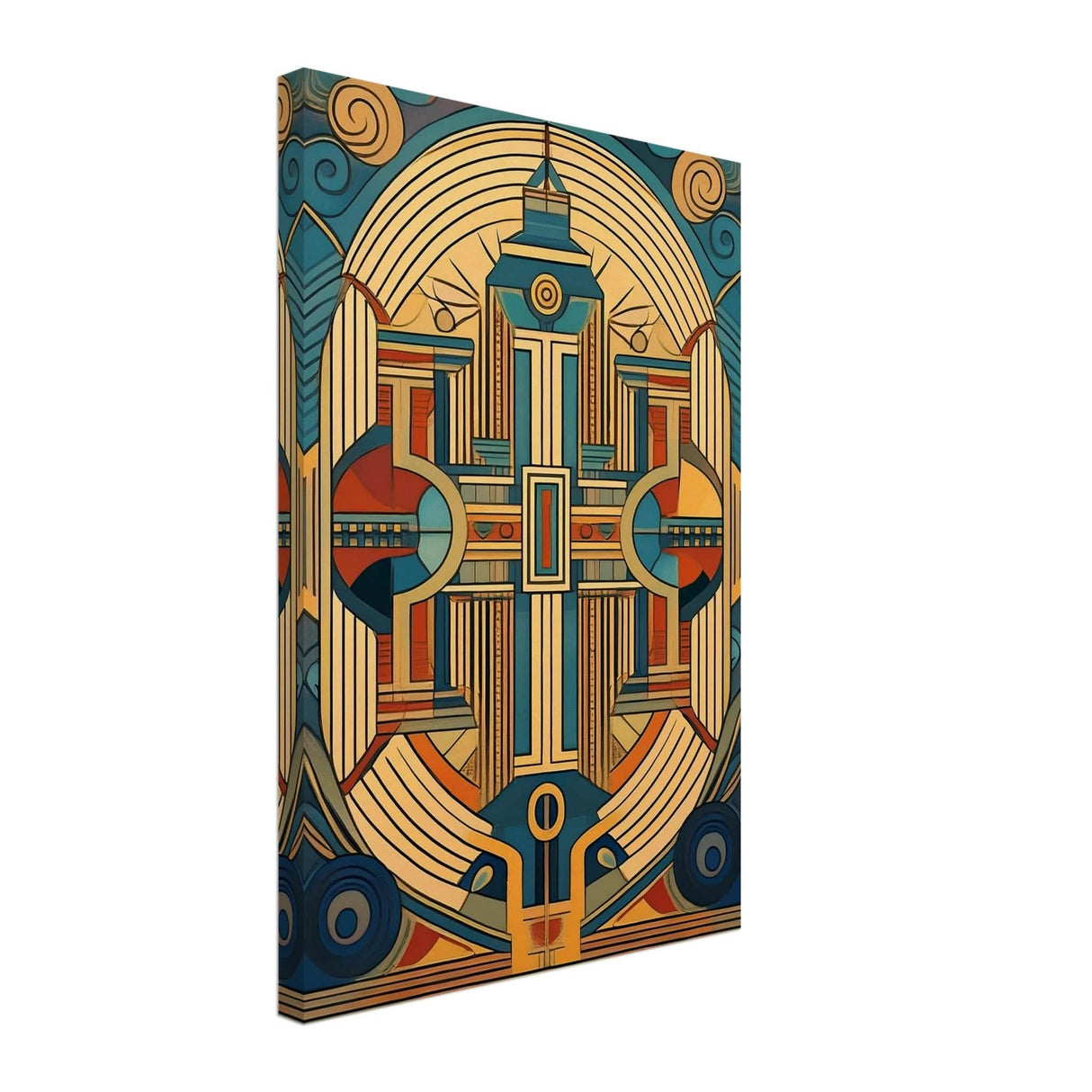 Da Vinci Geometric Modern Art - Canvas - 40x60 cm / 16x24″ - Thick