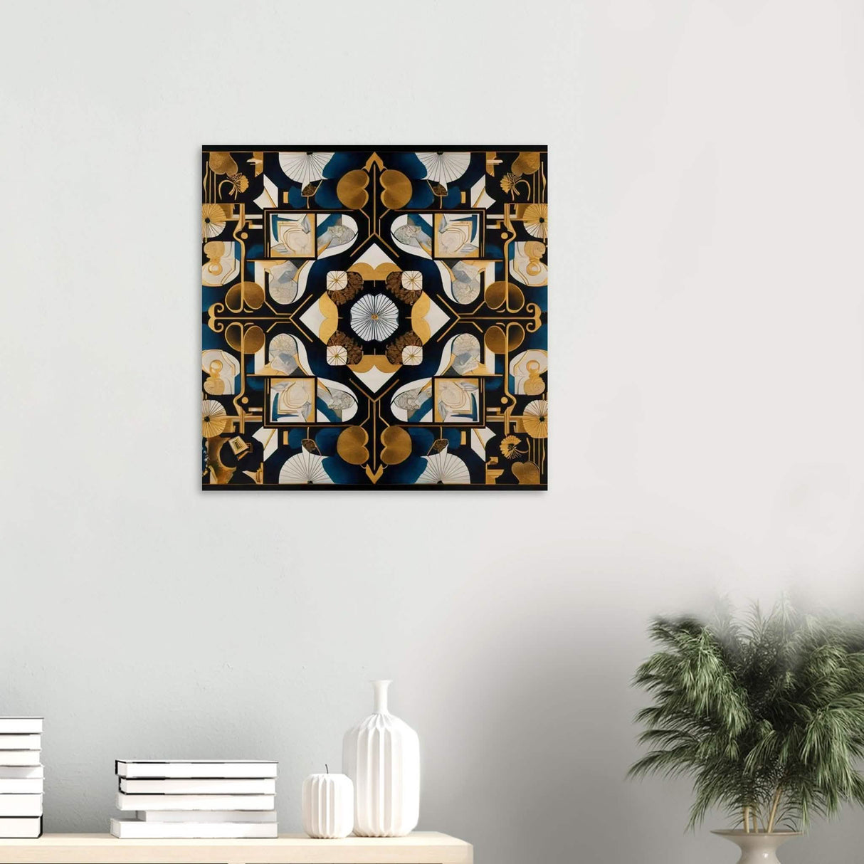 Da Vinci Geometric Modern Art - Wood Prints - 60x60 cm / 24x24″ - 20 mm