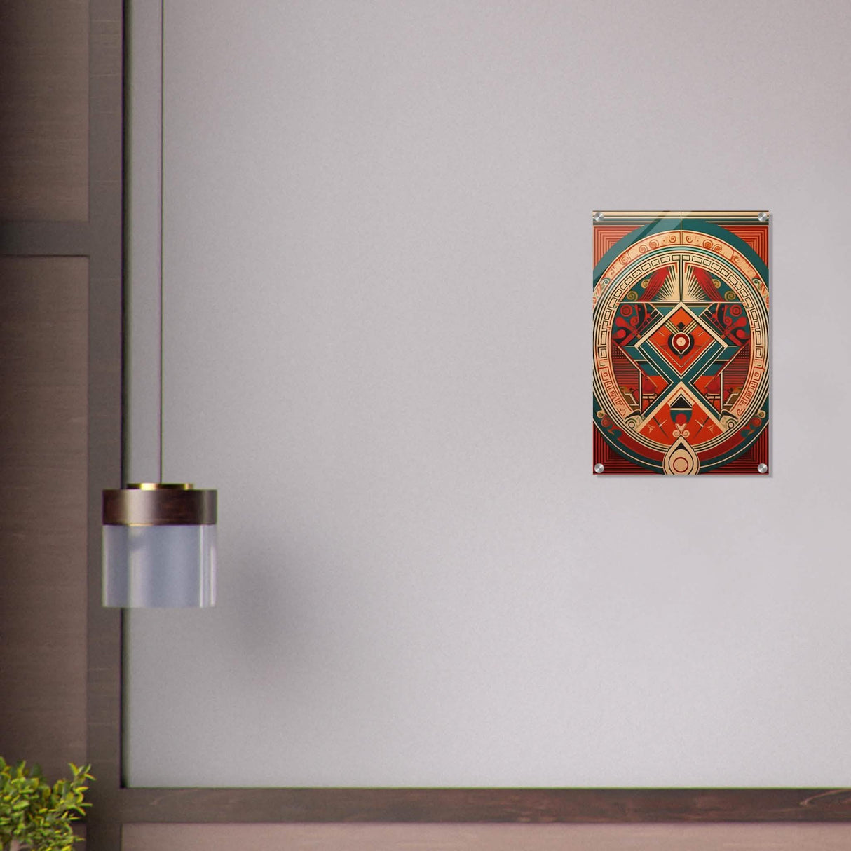 Da Vinci Geometric Modern Art - Acrylic Print - 40x60 cm / 16x24″ -