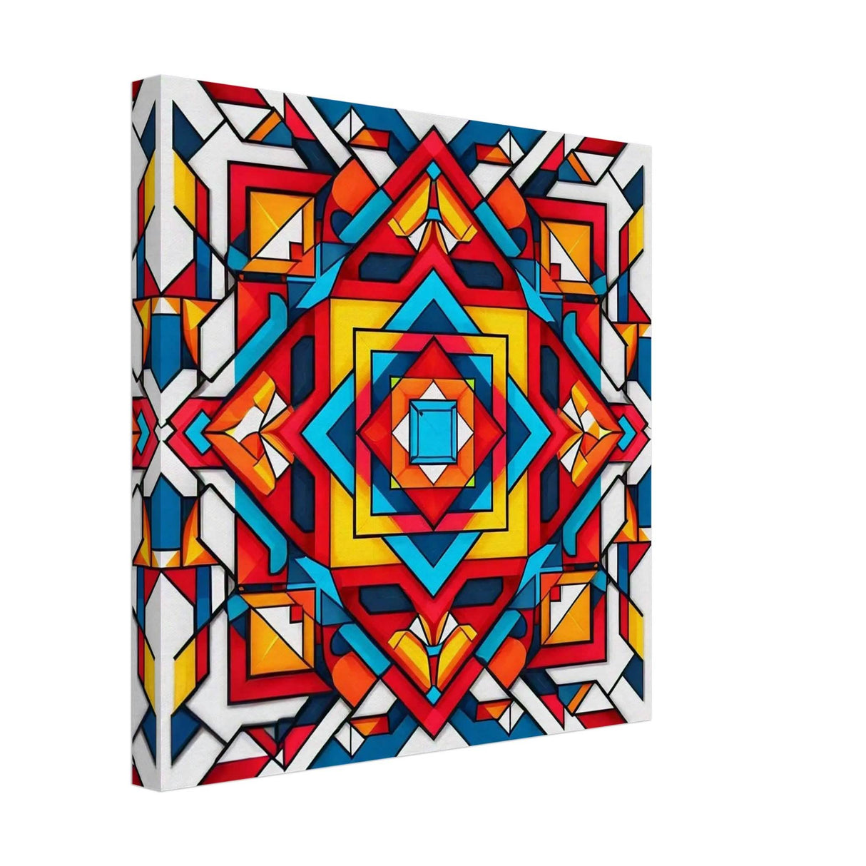 Da Vinci Geometric Modern Art - Canvas - 40x40 cm / 16x16″ - Thick