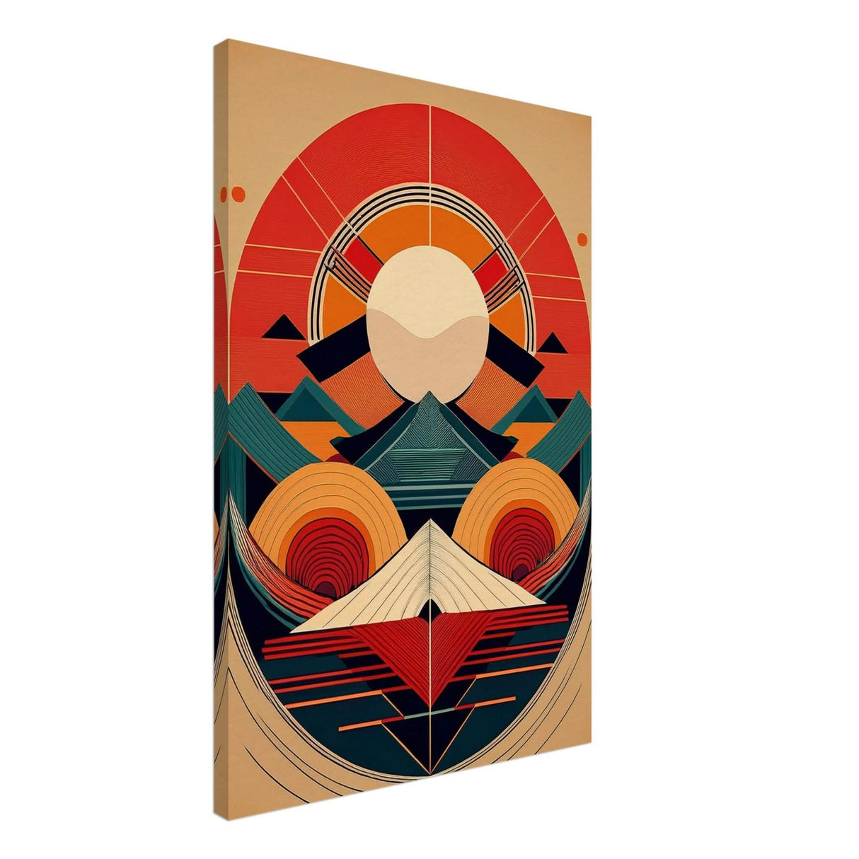 Da Vinci Geometric Modern Art - Canvas - 50x75 cm / 20x30″ - Slim